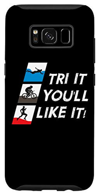 Galaxy S8 Triathlon Inspirational Sports Gift Swim Bike Run Motivation Case Galaxy S8 Triathlon Inspirational Sports Gift Swim Bike Run Motivation Case