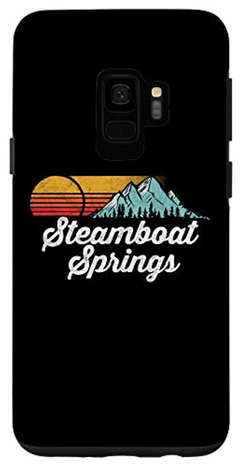 Galaxy S9 Vintage Steamboat Springs Colorado Retro Mountains Case Galaxy S9 Vintage Steamboat Springs Colorado Retro Mountains Case