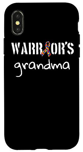 iPhone X-XS Autism Warriors Grandma - Autism Awareness Month Case