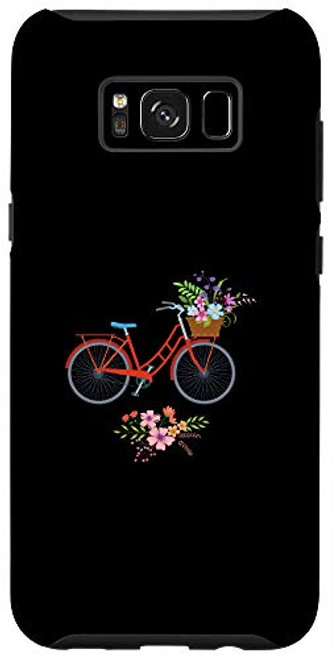 Galaxy S8- Bicycle Floral Flowers Bike Biker Cyclist Mountain Bike Gift Case Galaxy S8- Bicycle Floral Flowers Bike Biker Cyclist Mountain Bike Gift Case