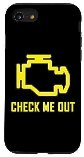 iPhone SE -2020- - 7 - 8 Funny Mechanic Check Engine Light Garage Gift Men Women Case