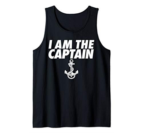I am the captain Funny Boat Captain Tank Top