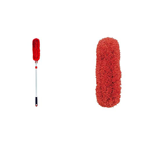 OXO Good Grips Microfiber Extendable Duster with OXO Good Grips Microfiber Duster Refill