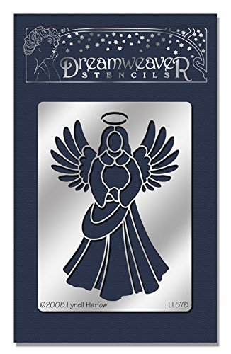 Stampendous Dreamweaver Metal Stencil, Standing Angel