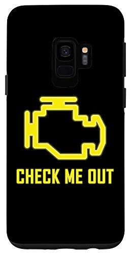 Galaxy S9 Funny Mechanic Check Engine Light Garage Gift Men Women Case