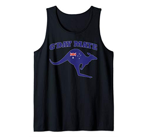 GDay Mate Australian Kangaroo funny Down Under Australia Tank Top GDay Mate Australian Kangaroo funny Down Under Australia Tank Top