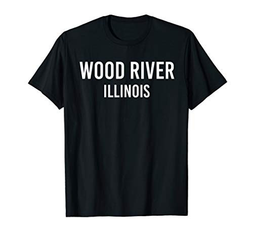 WOOD RIVER ILLINOIS IL USA Patriotic Vintage Sports T-Shirt WOOD RIVER ILLINOIS IL USA Patriotic Vintage Sports T-Shirt