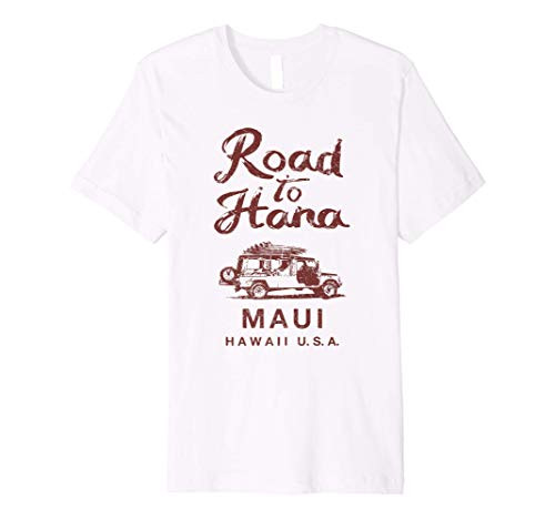 MAUI Road to Hana Hawaii Surf Van Hawaiian Premium T-Shirt