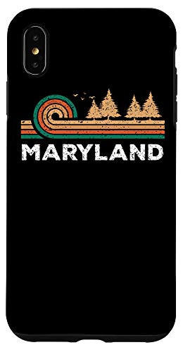 iPhone XS Max Maryland Vintage Pine Outdoors Souvenir Case