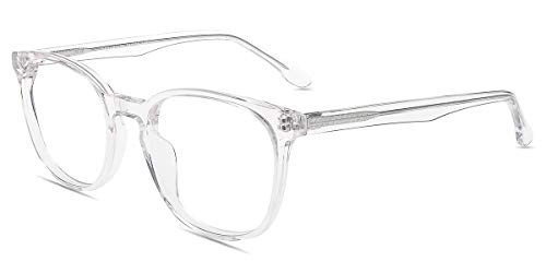 Firmoo Blue Light Blocking Glasses  Anti Eye Strain Anti Headache  Nerd Clear Gaming Computer Glasses Blue Light Blocker Eyeglasses Women-Men