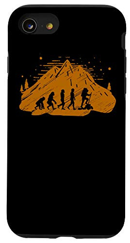 iPhone SE -2020- - 7 - 8 Adventure Mountain Hike Hiking Outdoor Nature Evolution Gift Case
