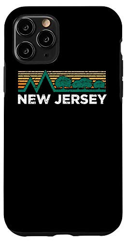 iPhone 11 Pro New Jersey Vintage Outdoors Tree Sunsent Souvenir Case