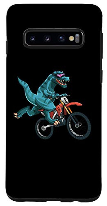 Galaxy S10 Funny Dino On Dirt Bike T-Rex Lover Rider Motorcycle Riding Case Galaxy S10 Funny Dino On Dirt Bike T-Rex Lover Rider Motorcycle Riding Case