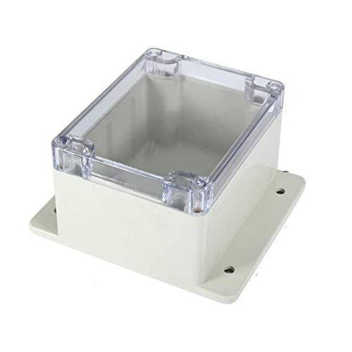 YXQ 115x90x70mm Junction Box Transparent Cover Wall Hang Waterproof ABS Project Case Enclosure w Hole Cable Wire Connect Power