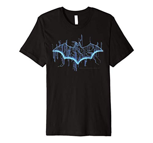 DC Comics Batman Digital Classic Logo Premium T-Shirt