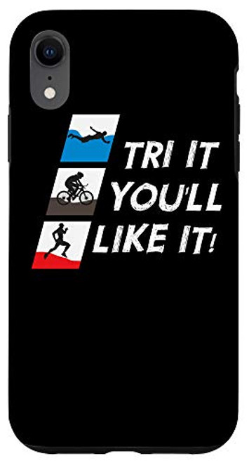 iPhone XR Triathlon Inspirational Sports Gift Swim Bike Run Motivation Case iPhone XR Triathlon Inspirational Sports Gift Swim Bike Run Motivation Case