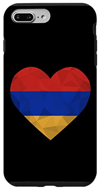iPhone 7 Plus-8 Plus I Love Armenia Flag Heart Low Poly Armenian Travel Vacation Case iPhone 7 Plus-8 Plus I Love Armenia Flag Heart Low Poly Armenian Travel Vacation Case