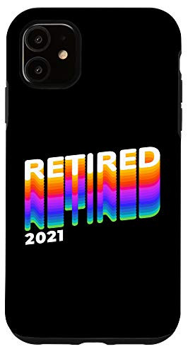 iPhone 11 Retro Classic Retirement Gift - Vintage Retired 2021 Case