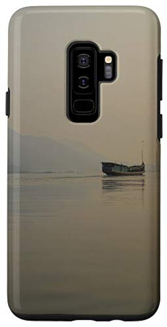 Galaxy S9- Misty Morning Sunrise - Asian River Boat Nature Scene Gift Case