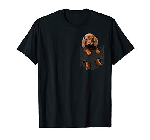 Dachshund in My Pocket Shirt Dachshund Shirt Weiner Dog T-Shirt