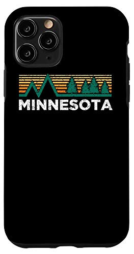 iPhone 11 Pro Minnesota Vintage Mountain Pine Outdoors Souvenir Case
