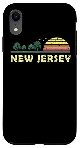 iPhone XR Vintage New Jersey Sunset Woods Outdoors Souvenir Case