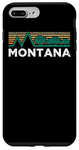 iPhone 7 Plus-8 Plus Montana Vintage Outdoors Tree Sunsent Souvenir Case