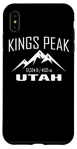 iPhone XS Max KINGS PEAK UTAH Climbing Summit Club Outdoor Adventure Gift Case
