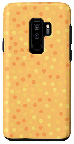 Galaxy S9- Boho Polka Dot Pattern orange classic design Case
