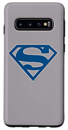 Galaxy S10 Superman Blue and White Classic Shield Case