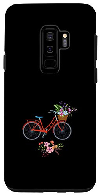 Galaxy S9- Bicycle Floral Flowers Bike Biker Cyclist Mountain Bike Gift Case Galaxy S9- Bicycle Floral Flowers Bike Biker Cyclist Mountain Bike Gift Case