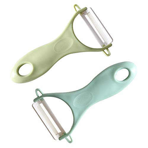 Vegetable Peeler  2-Pack Updated Ceramic Peeler for 2020  Potato Peeler  Paring Knife  Peelers for Kitchen Makes  Lightweight Fruit Peeler  Potato-App
