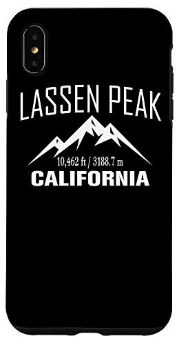 iPhone XS Max LASSEN PEAK CALIFORNIA Climbing Summit Club Outdoor Gift Case
