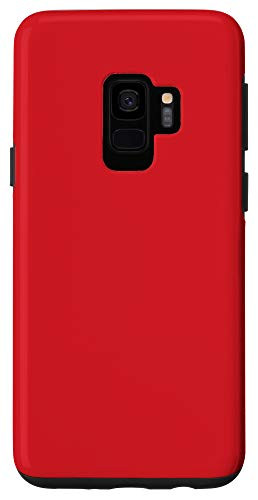Galaxy S9 Case  Fire Engine Red Phone Cover For Phone  Plain Red Phone Case