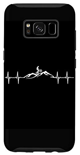 Galaxy S8 Mountain Bike Heartbeat - Cute Bike Heartbeat Gift Case Case