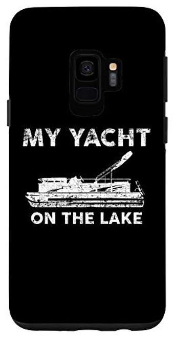 Galaxy S9 My Yacht On The Lake - Cute Pontoon Boat Gift Case