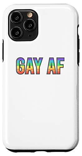 iPhone 11 Pro Gay AF Funny LGBT Pride Month Parade Case