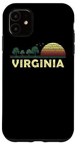 iPhone 11 Vintage Virginia Sunset Woods Outdoors Souvenir Case