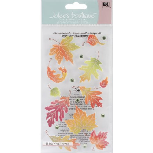 Jolee's Boutique Vellum Stickers, Leaves