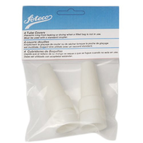 Ateco 399 Tube Covers, Plastic Caps for Cake Decorating Tubes, Set of 4