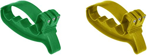 Ergonomic Handheld Kitchen Knife Sharpening Tool - Pack of 2 - Portable Sharpener for Knife Blade - Manual Knife Sharpener