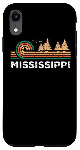 iPhone XR Mississippi Vintage Pine Outdoors Souvenir Case