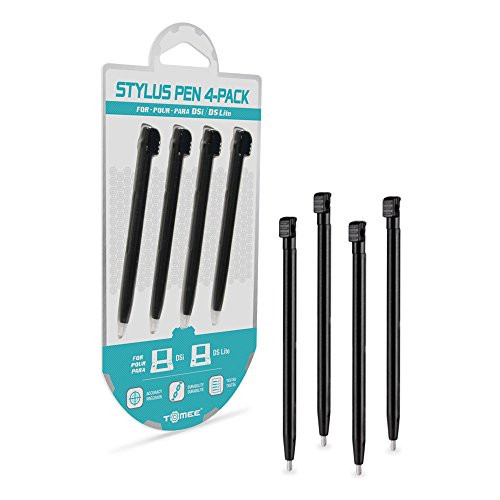 Tomee Stylus Pen Set for DSi/ DS Lite (Black) (4-Pack)