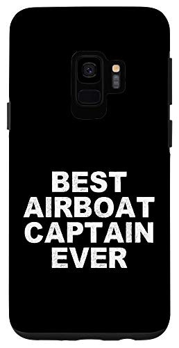 Galaxy S9 best Airboat Captain ever  Funny Gift for Dad Case