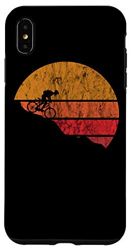 iPhone XS Max MTB Mountain Bike Downhill Biking Bicycle Riding Retro Case