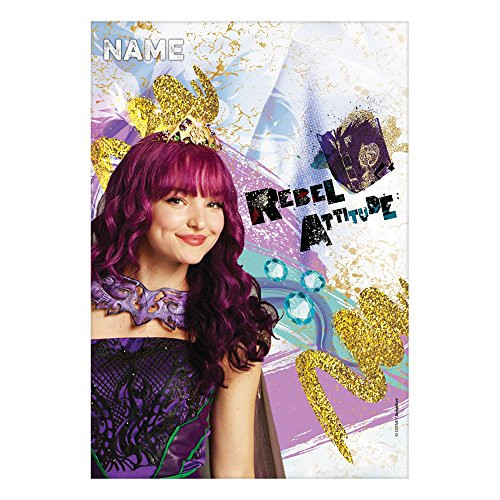 Amscan Disney Descendants 2 Folded Loot Bags, Multi-colored, One Size