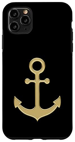 iPhone 11 Pro Max Boat Anchor Chain Decor Black White Sea Coast Beach Ship Case