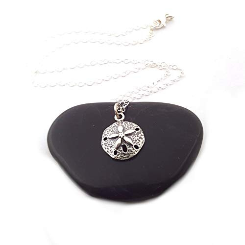 Sand Dollar Charm Necklace - Sterling Silver Jewelry Sand Dollar Charm Necklace - Sterling Silver Jewelry