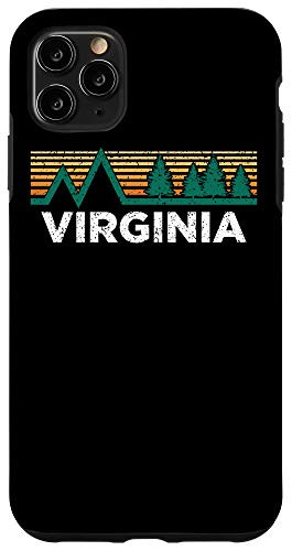 iPhone 11 Pro Max Virginia Vintage Mountain Pine Outdoors Souvenir Case