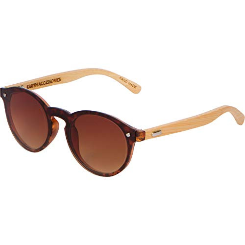 Bamboo Wood Sunglasses for Men and Women  Flat Retro Rimmed Wooden Sunglasses